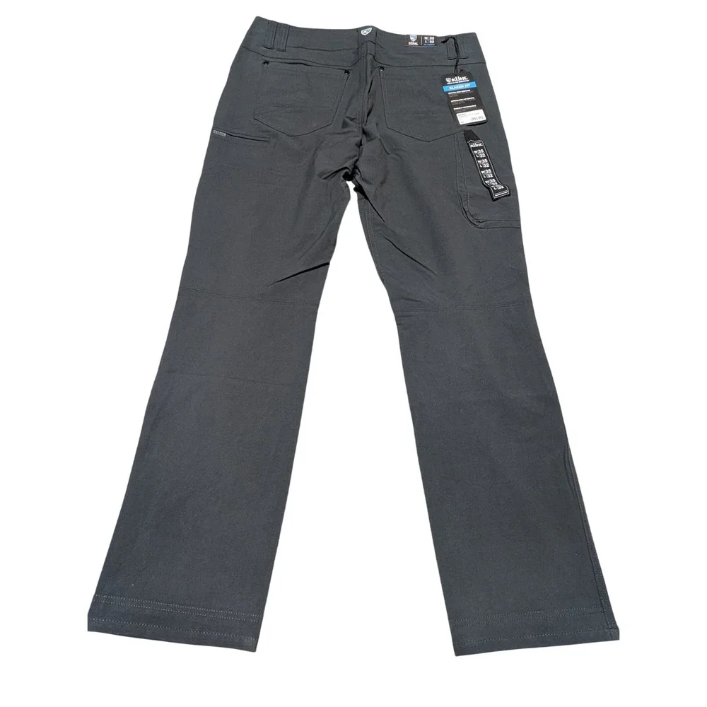 Kuhl Resistor Jean Mens 35x32 Dark Storm Grey Klassik Fit Outdoor Hiking Pants